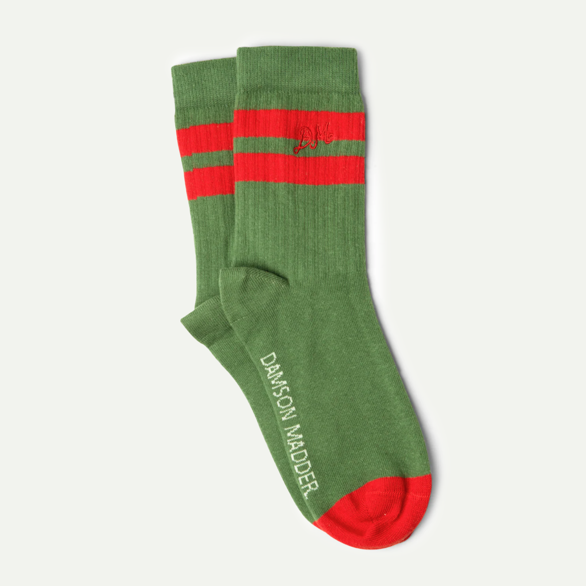 Olive Sporty Calf Length Sock