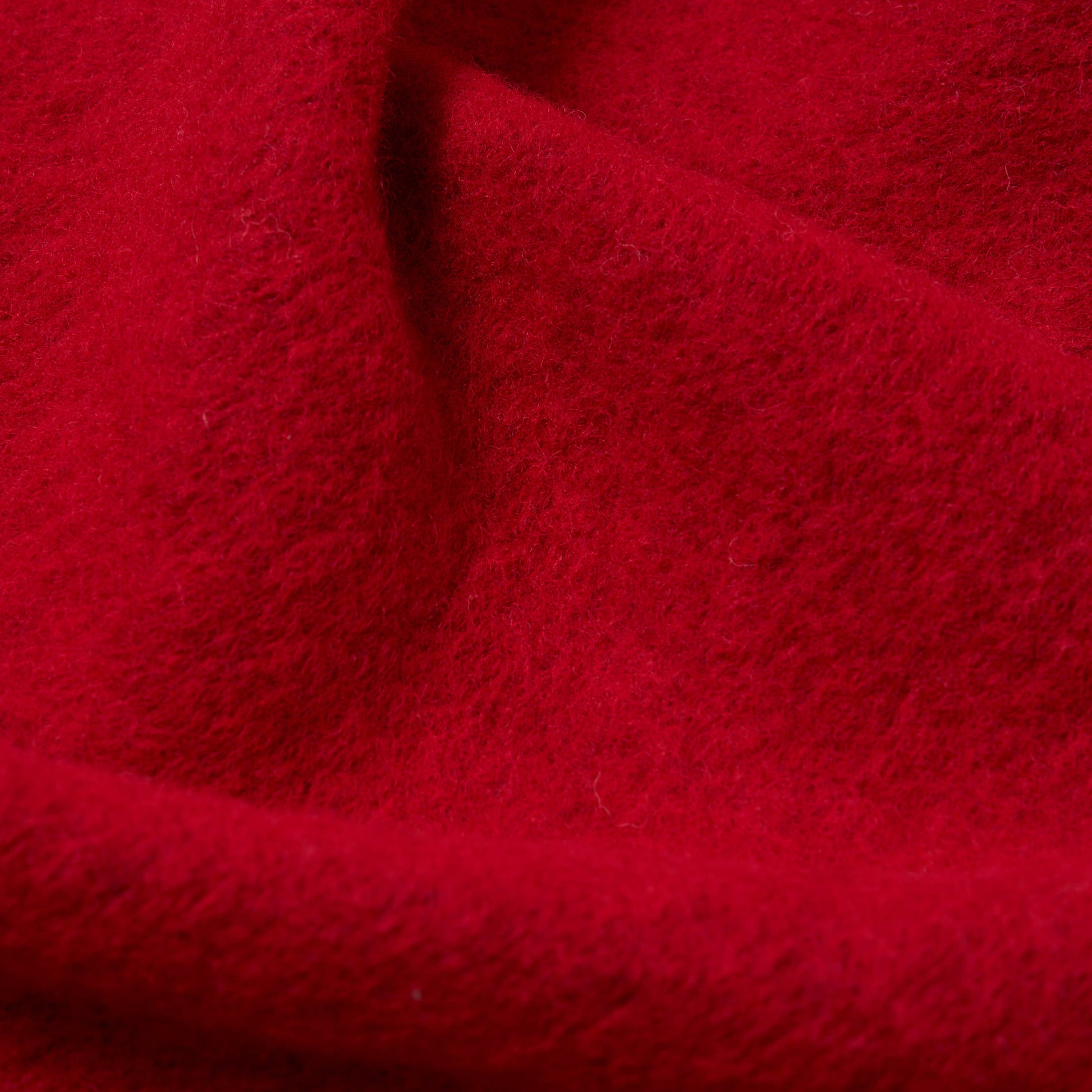 Red Wool Fleece Advance Cardigan