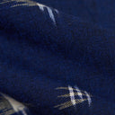 Indigo Square Ikat Camp Shirt
