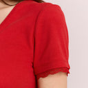 Red Paige V-Neck T-Shirt