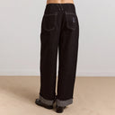 Black Wash Loose Fit Pascal Jeans