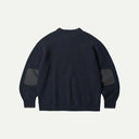 Navy Patch Pullover Knit