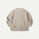 Oatmeal Patch Pullover Knit