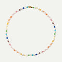 Rainbow Moonstone Good Time Pearls Necklace