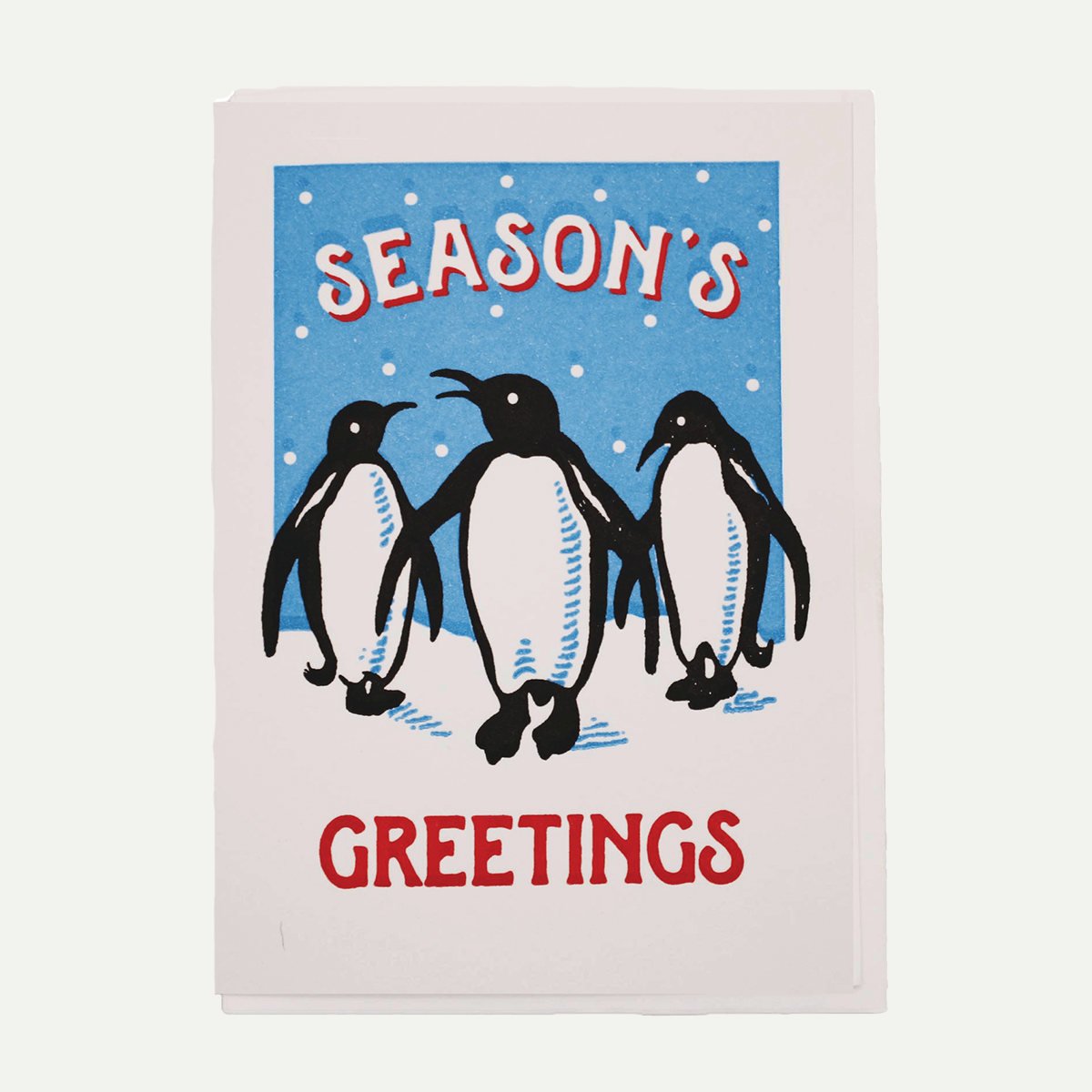 Penguin Christmas Card