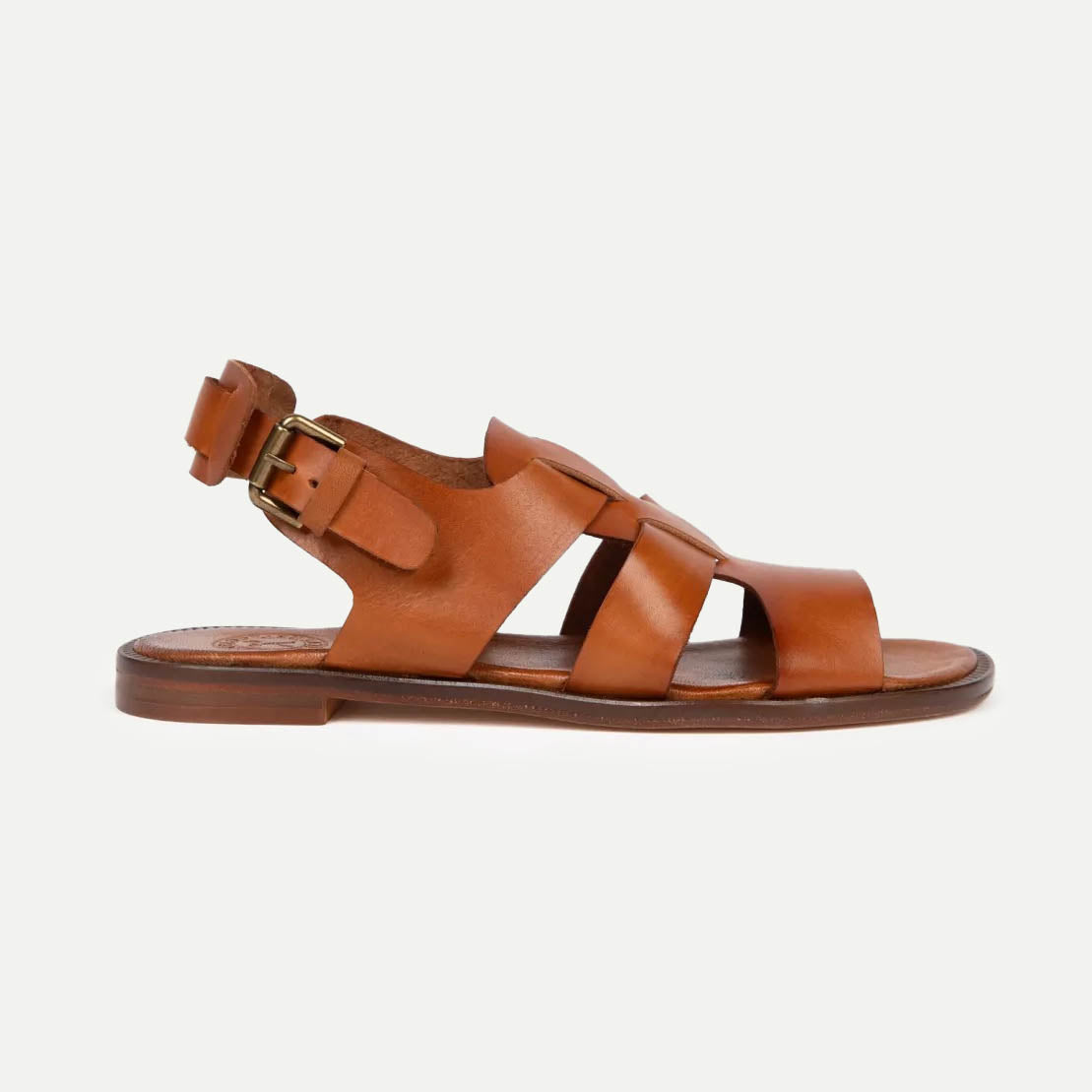 Tan Biscay Leather Sandal