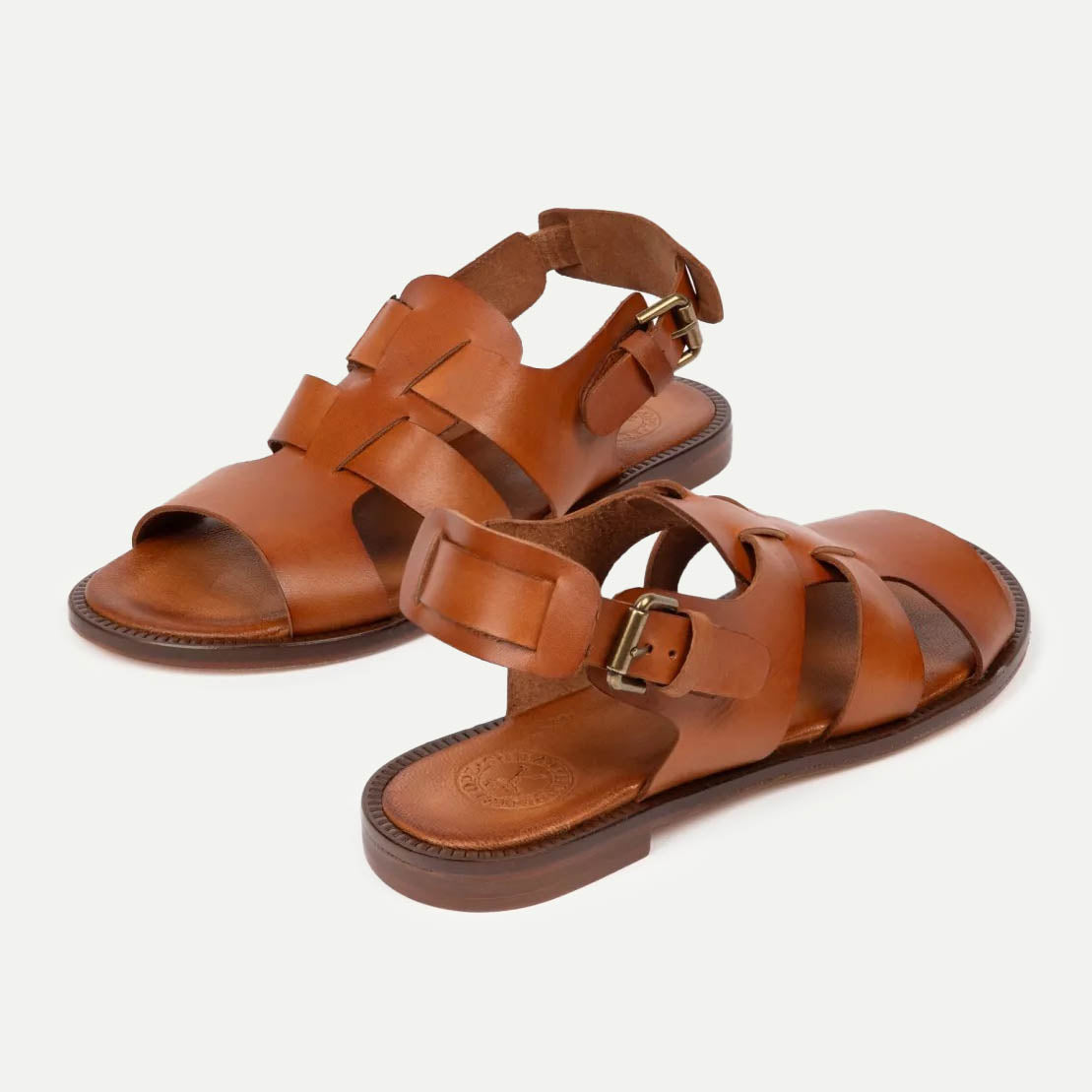 Tan Biscay Leather Sandal