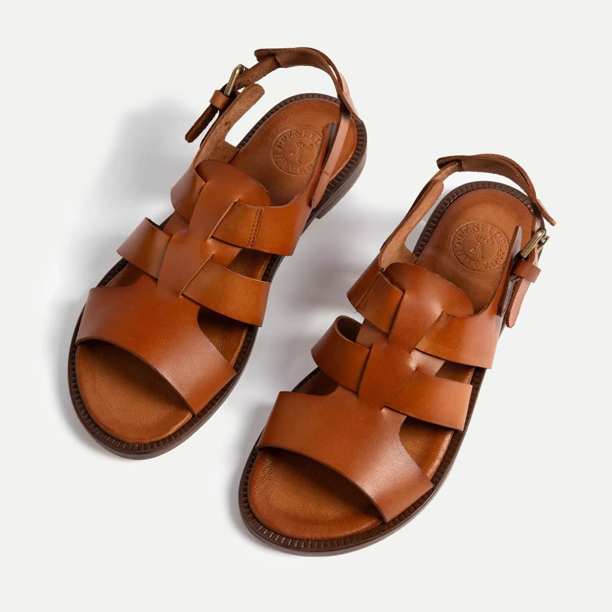 Tan Biscay Leather Sandal