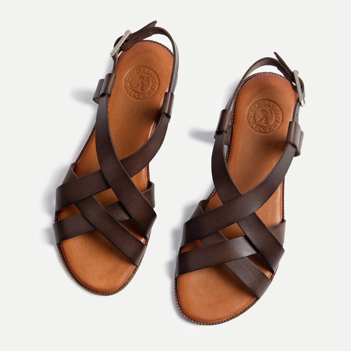 Bitter Chocolate Buttercup Leather Sandal