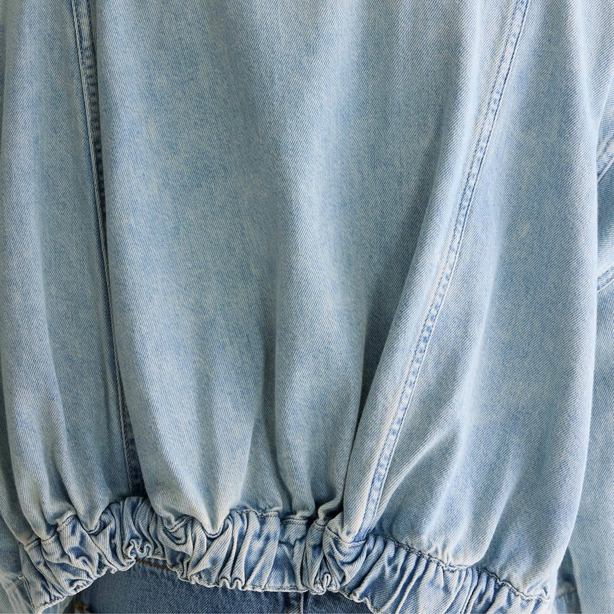 Light Blue Bleach Pery Overshirt