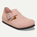 Pink Clay Suede Leather London Sandal