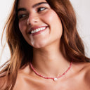 Pink Chalcedony Something to Smile About Necklace