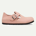 Pink Clay Suede Leather London Sandal