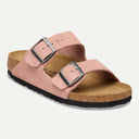 Pink Clay Arizona Suede Leather Sandals