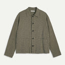 Green Waffle Check PJ Overshirt