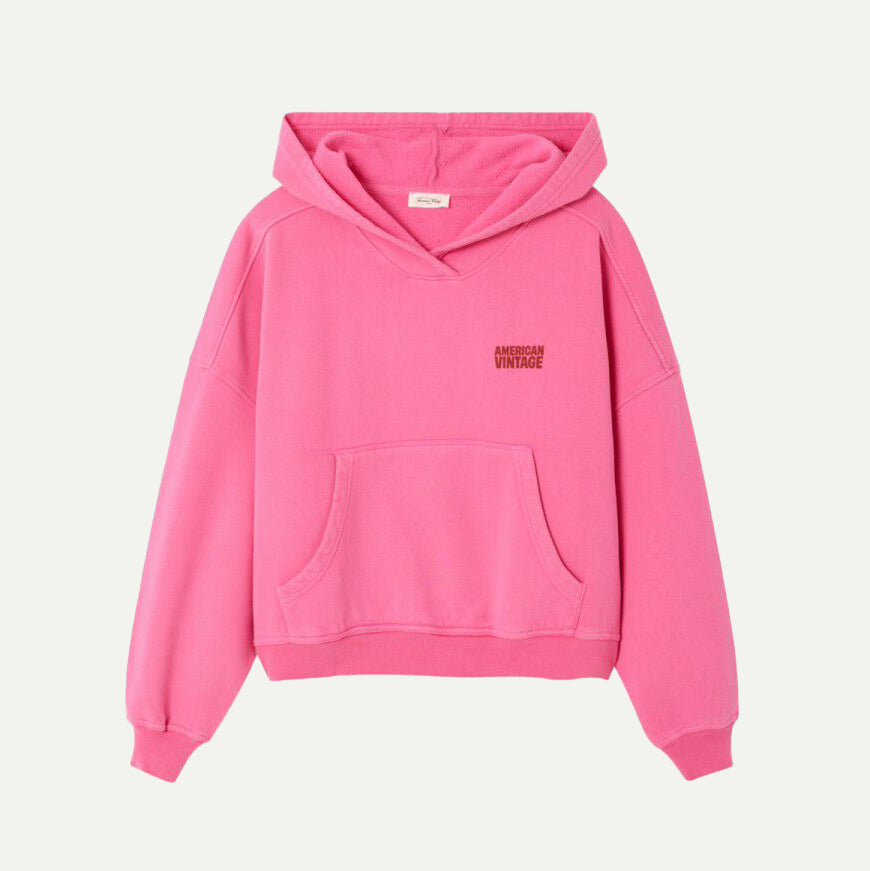 Petunia Vintage Plizzy Hooded Sweatshirt