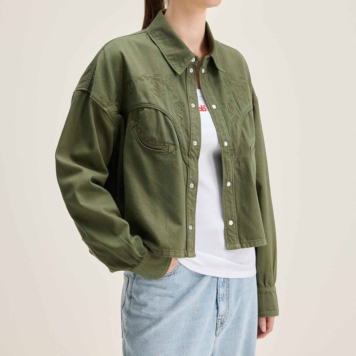 Bellerose Dusty Olive Polaris Shirt