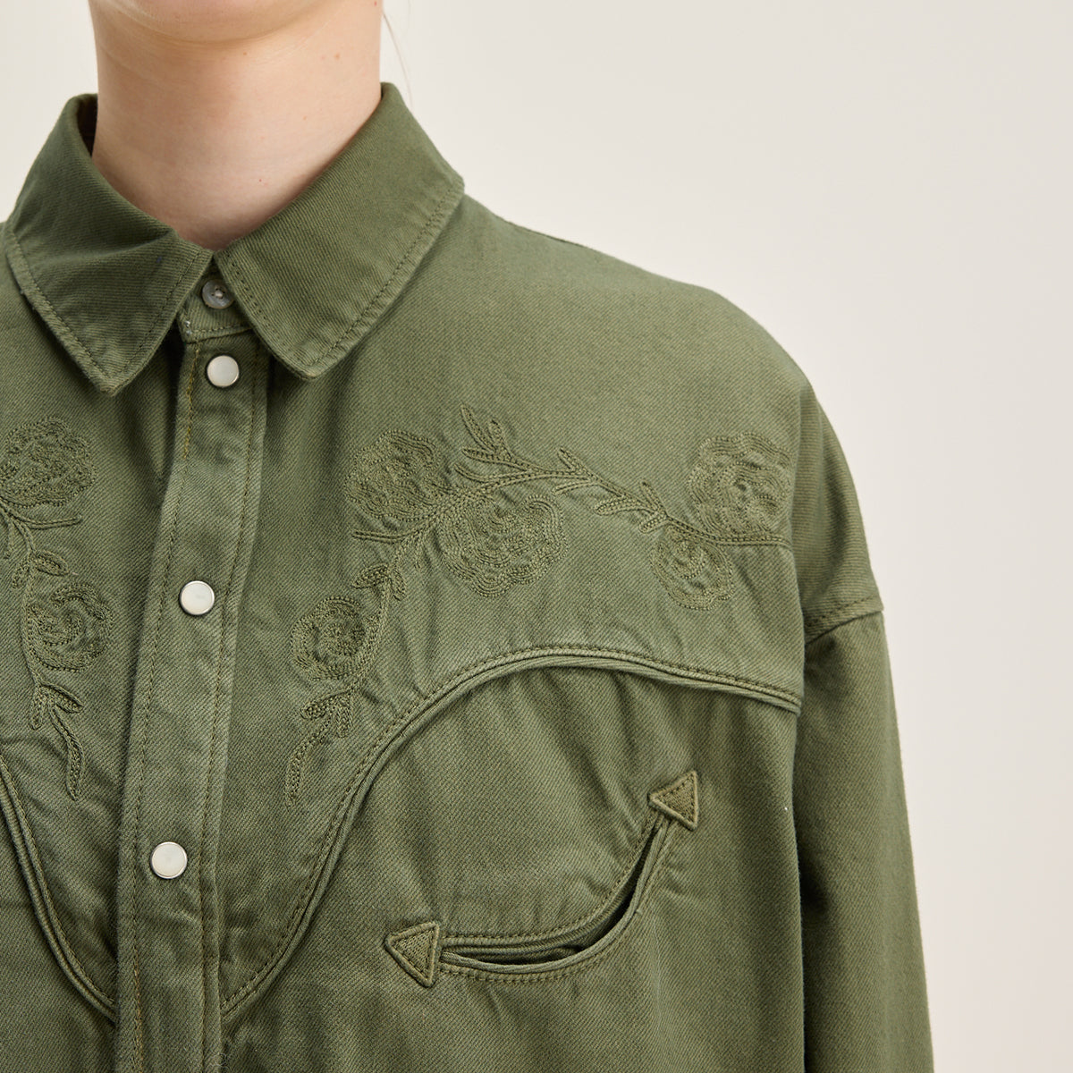 Bellerose Dusty Olive Polaris Shirt