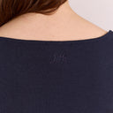 Navy Posie Short Sleeve Top