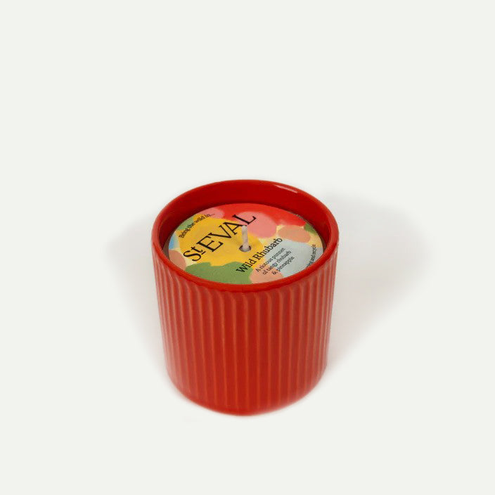 Wild Rhubarb Artist Pot Candle