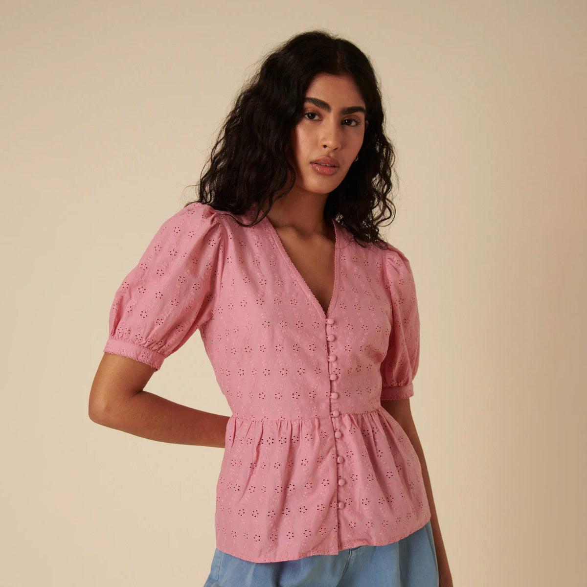 Pink Ria Blouse