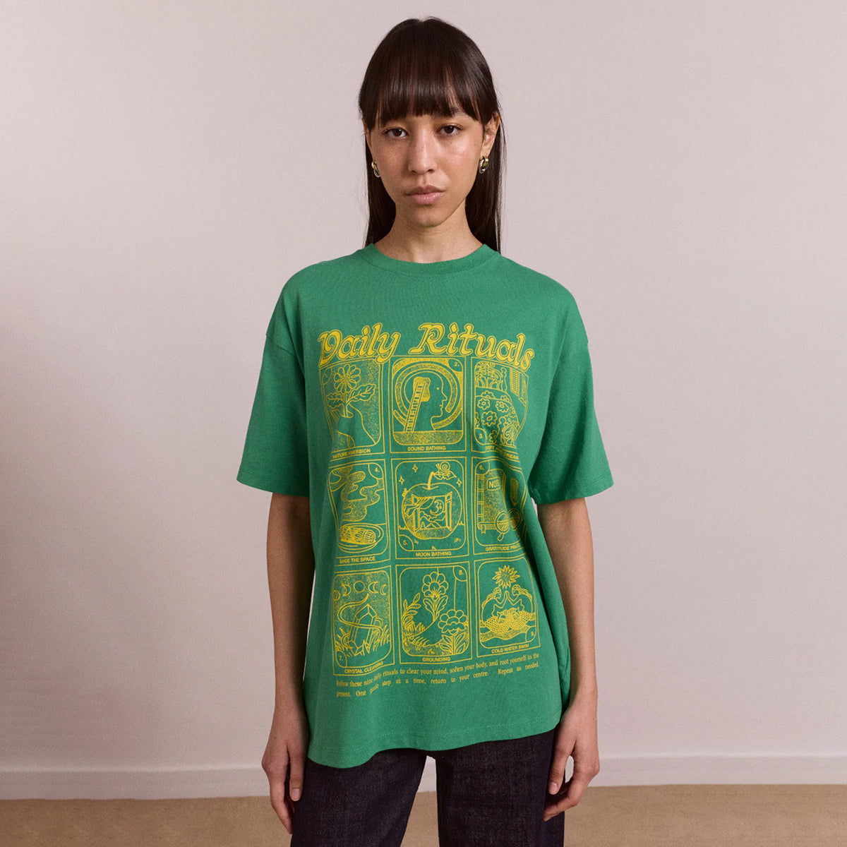 Green Daily Rituals Graphic T-Shirt