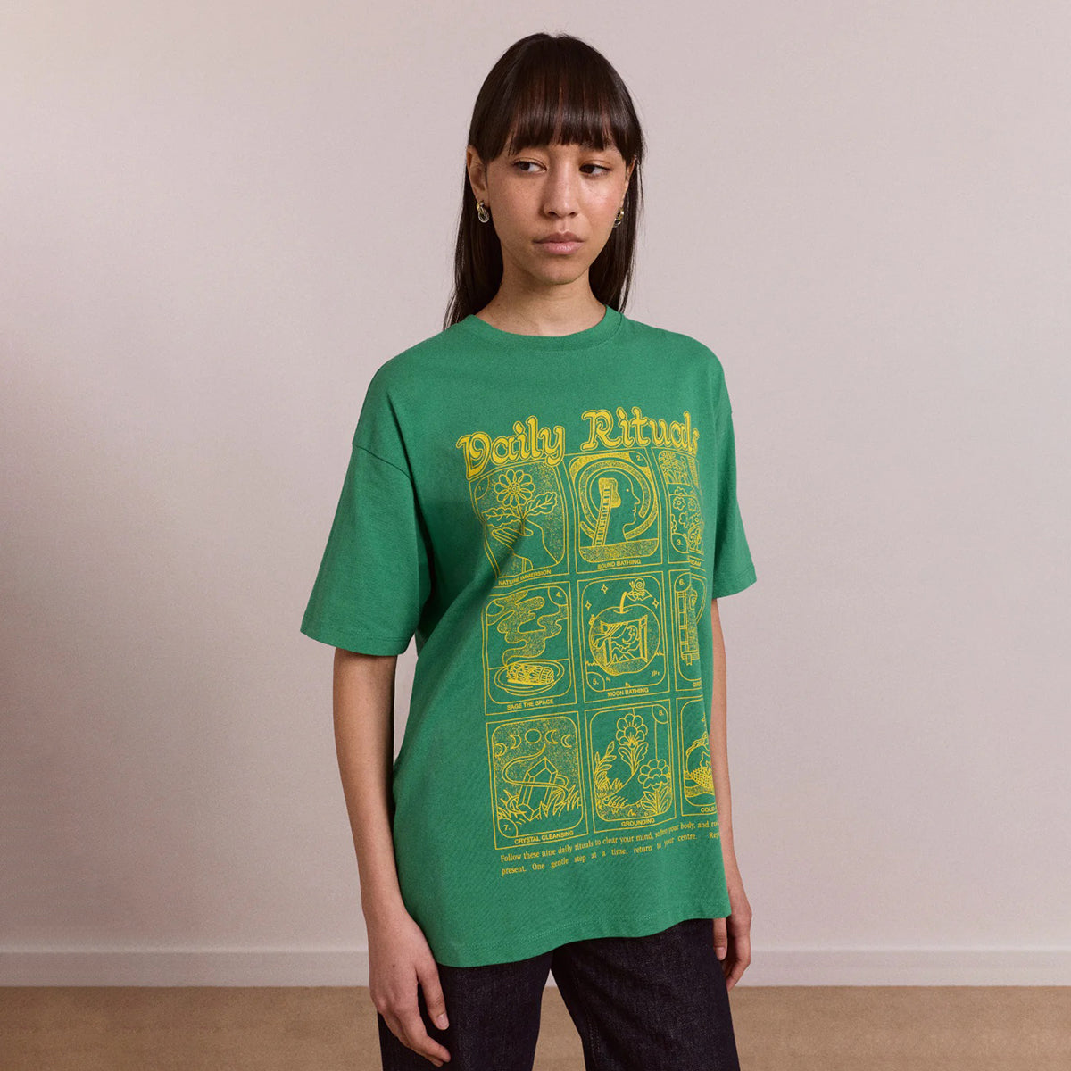 Green Daily Rituals Graphic T-Shirt
