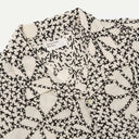 Ecru/Black Kantha Flower Road Shirt