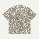 Ecru/Black Kantha Flower Road Shirt
