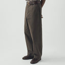 Flint Grey Rory Cotton Canvas Trouser