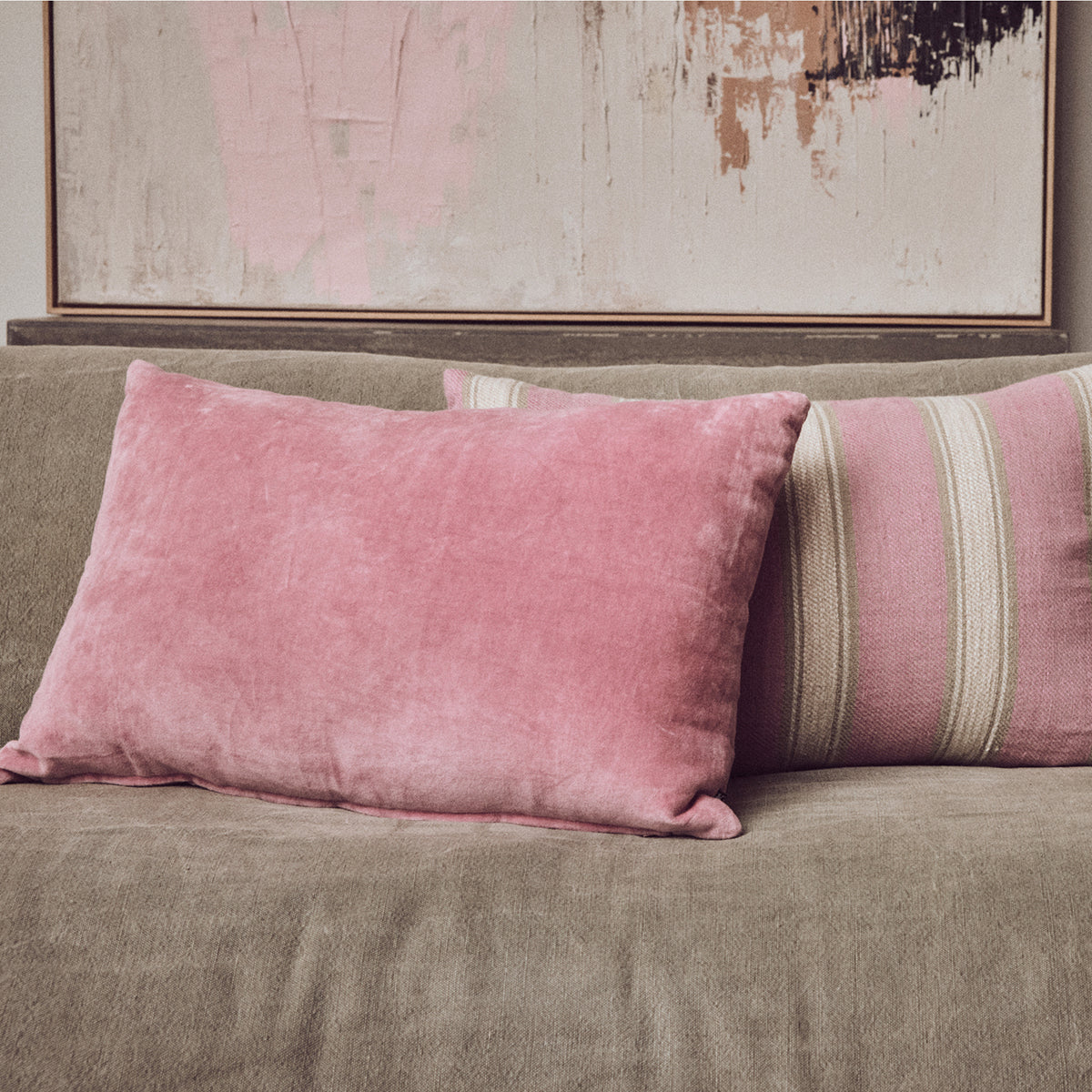 Rose Velvet Cushion