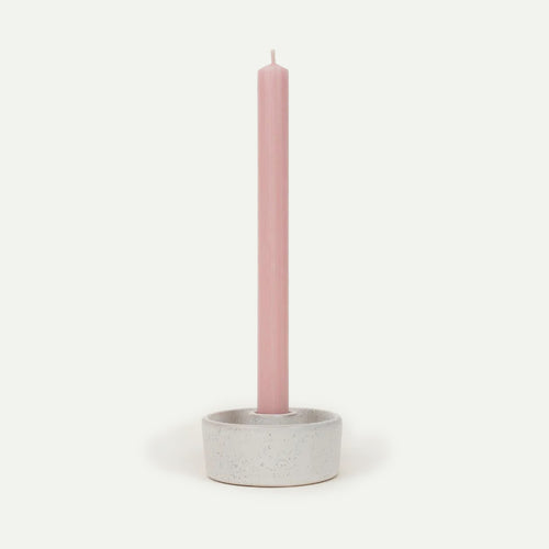 10" Rose Quartz Dinner Candles