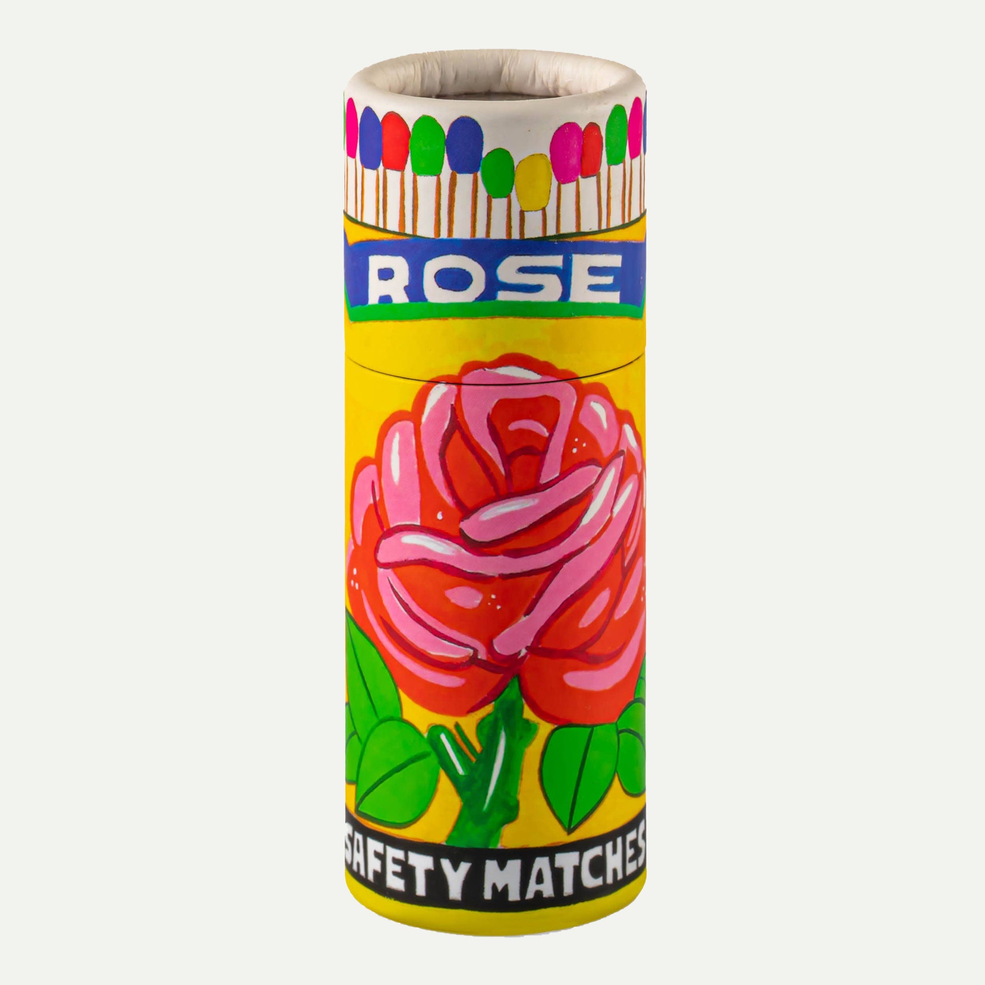 The Rose Small Cylinders Safety Matches