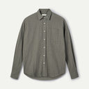 Faded Black Check Scout Relaxed Fit Micro Check Shirt
