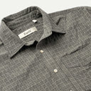 Faded Black Check Scout Relaxed Fit Micro Check Shirt