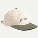 Off White/Olive Script Surf Cap