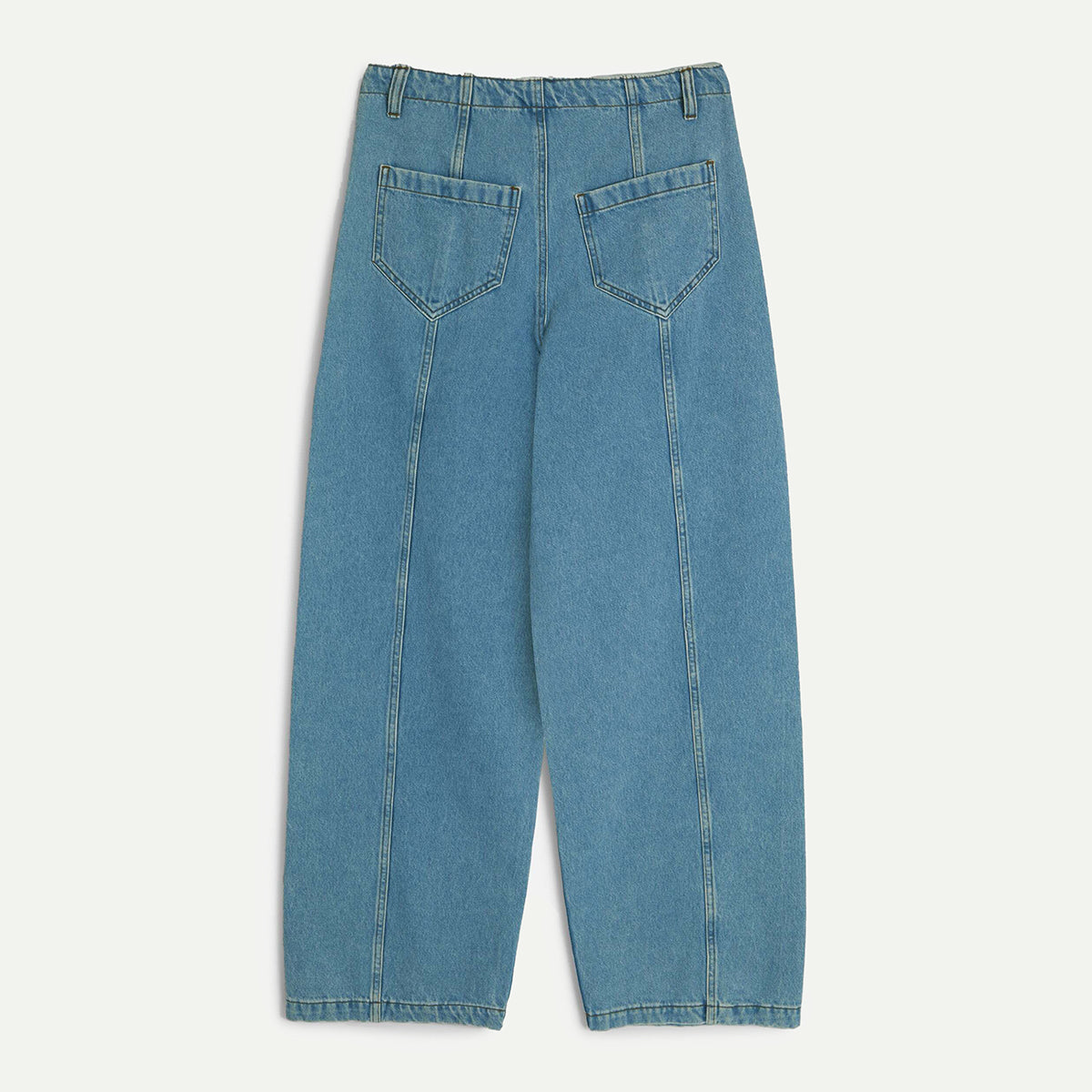 Blue Displaced Seam Jean