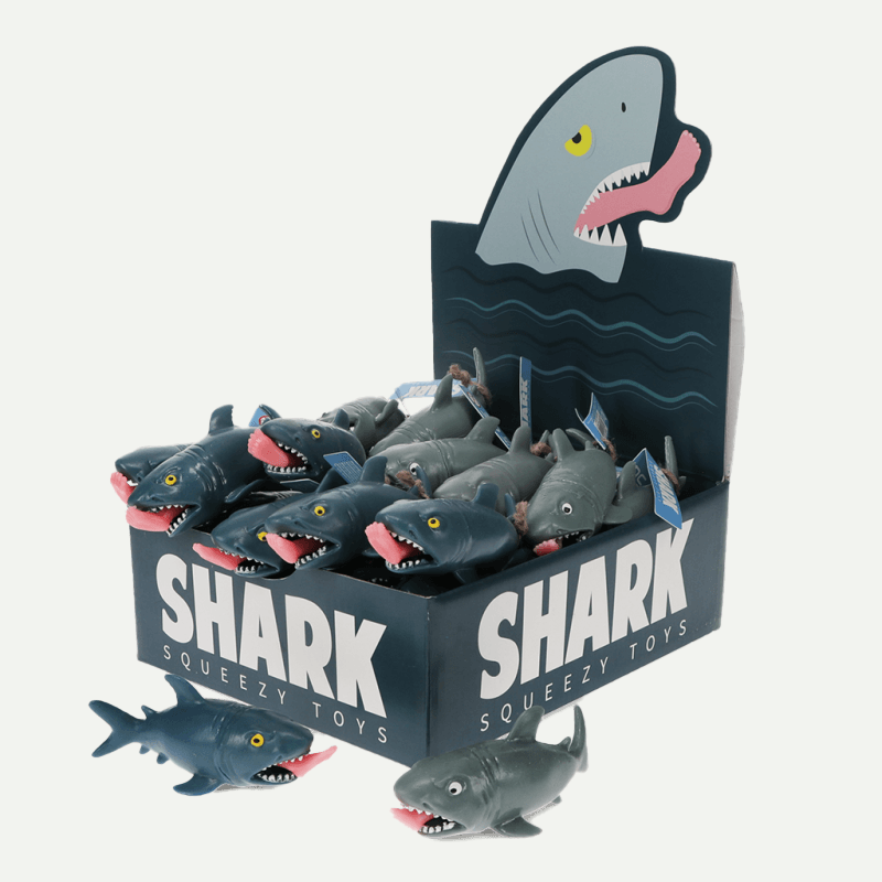 Leg-Biting Shark Squeezy Toy