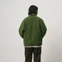 Olive/Navy Reversible Sherpa Jacket