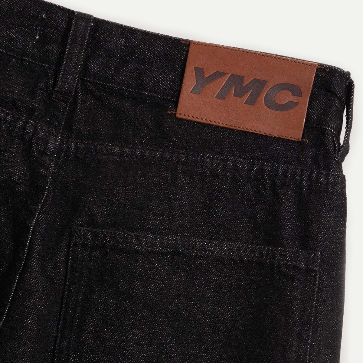 Black Organic Selvedge Silver Jean