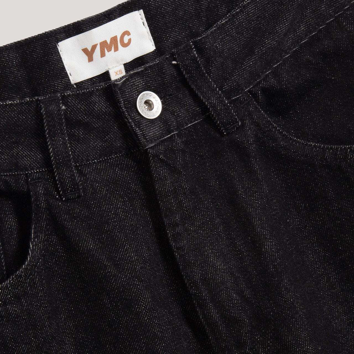 Black Organic Selvedge Silver Jean