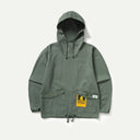 Olive Herringbone Pigment Dye Smock 2.0
