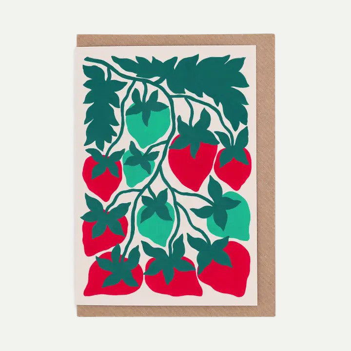 Strawberries Greeting Card