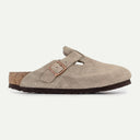 Taupe Boston Suede Leather Sandal