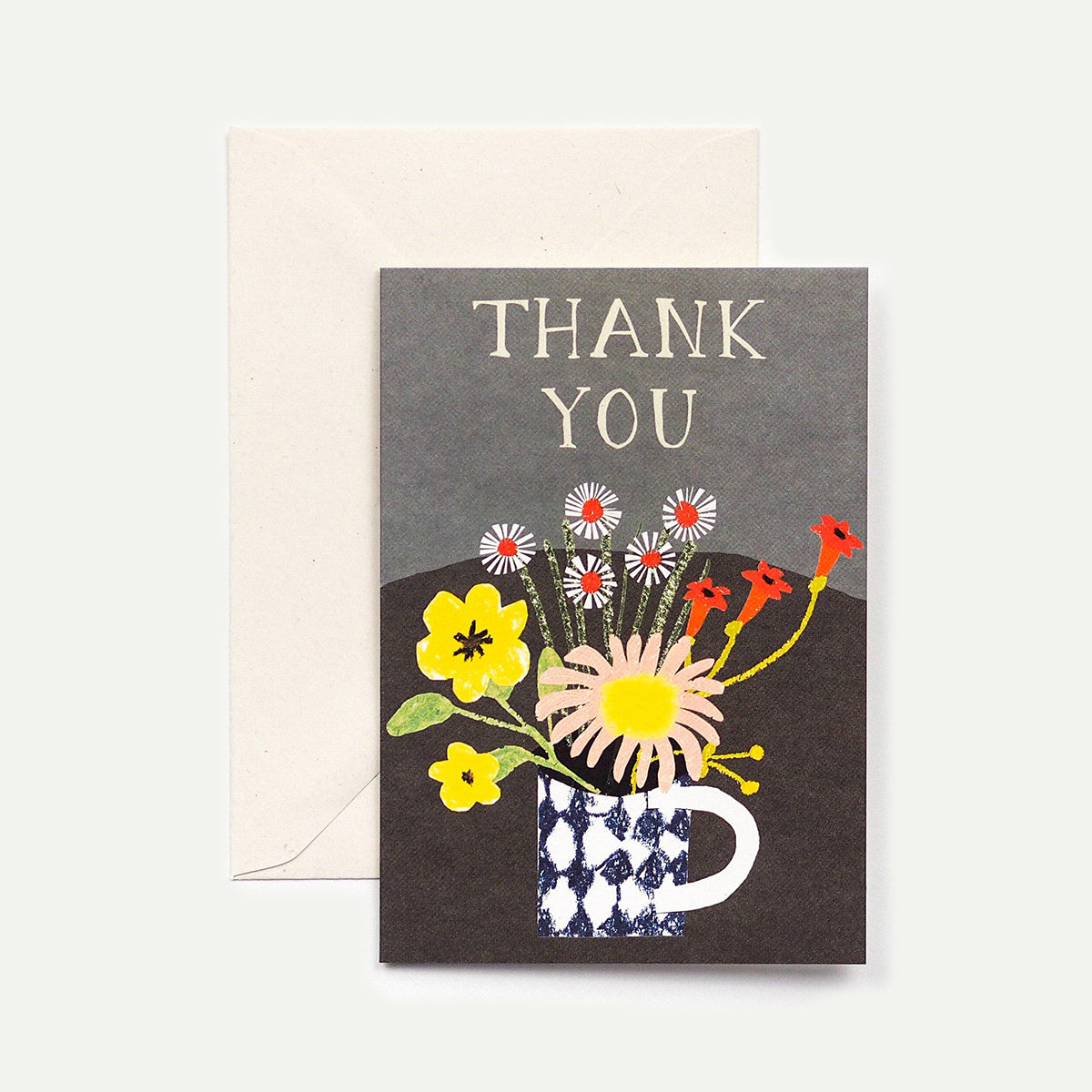 Floral Thank You Greeting Card