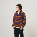 Multi Stripe Thermal Fleece Pullover