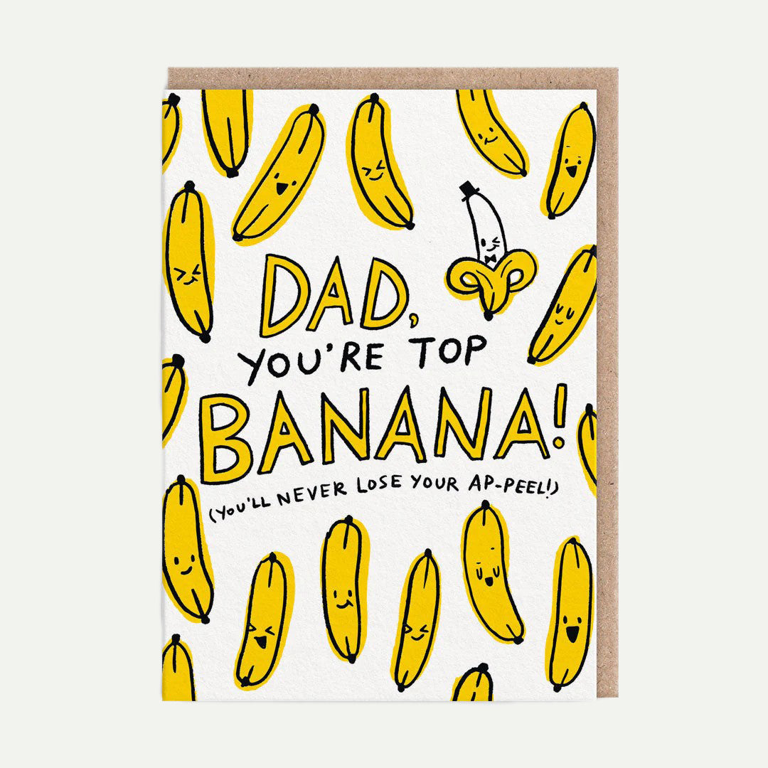 Dad Top Banana Father's Day Card