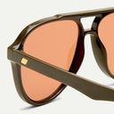 Dark Olive Tragic Magic Sunglasses