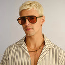 Dark Olive Tragic Magic Sunglasses