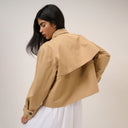 Brown Tie Trench